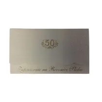 Merigraf Zaproszenie 50 Rocznica �lubu ecri op.10szt. mix