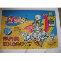 Alfa Pastello Papier brokatowy A4 samoprzylepny 10 kolor�w