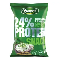 Biopont Chrupki proteinowe o smaku �mietanki z cebul� bezglutenowe 50 g Bio