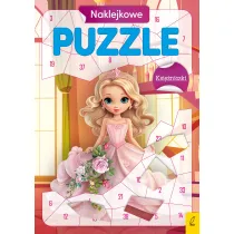 Naklejkowe puzzle. Ksiniczki