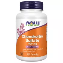 Now Foods Chondroitin Sulfate - Siarczan Chondroityny 600 mg Suplement diety 120 kaps.