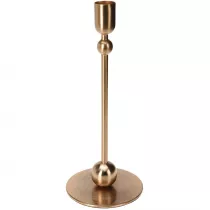 H&S Decoration Nowoczesny wiecznik w kolorze zota 23 cm