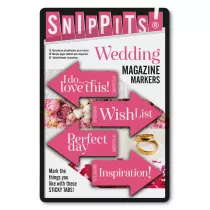 If Snippits! Wedding. Znaczniki �lub samoprzylepne