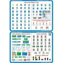 Visual System Podkadka edukacyjna. Znaki informacyjne, poziome