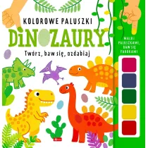 Dinozaury. Kolorowe paluszki