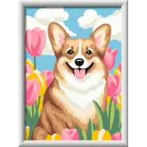 CreArt for Kids Floral Corgi