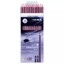 Lyra Owek grafitowy 4H-6B 12 szt.