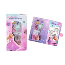 Zestaw kreatywny do kolorowania  naklejki, kredki, diamenciki Princess STARPAK 552494