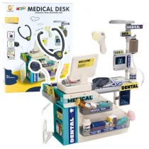 Zestaw lekarza dentysty farmaceuty z akcesoriami LeanToys
