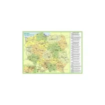 Podk�adka na biurko Polska mapa administracyjna