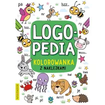 Kolorowanka logopedyczna z naklejkami 4