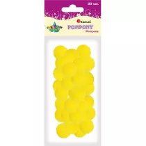 Titanum Pompony poliestrowe intensywny ty 25mm