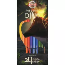 Koh-I-Noor Kredki Dino 3594 24 szt.