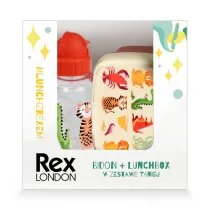 Zestaw �niadaniowy lunchbox i bidon Zwierz�ta