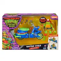 Wojownicze wie Ninja. Battle Cycle with Raphael, figurka, pojazd