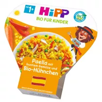 Hipp Paella z kolorowymi warzywami i kurczakiem po 1. roku 250 g Bio