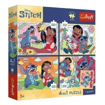 Puzzle 4x88 Kosmiczny Stitch TREFL