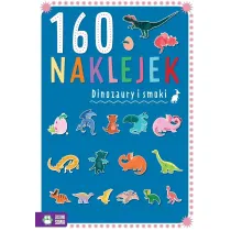 160 naklejek. Dinozaury i smoki