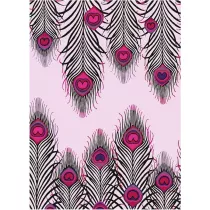 Museums & Galleries Karnet B6 z kopert� Peacock Heart