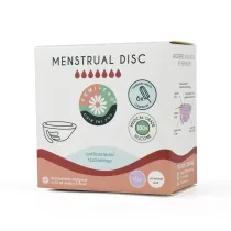 Femi.eko Dysk menstruacyjny uniwersalny fioletowy 48 g