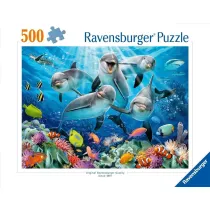 Puzzle 500 el. 2D Delfiny Ravensburger