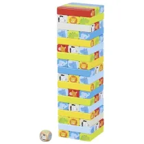 Wie�a do uk�adania typu jenga z motywami zwierz�t Goki