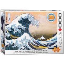 Puzzle 3D 300 el. Great Wave of Kanagawa 6331-1545 Eurographics