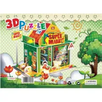 Puzzle 3D 46 el. Supermarket O-press