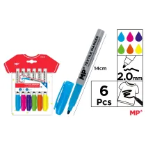 Mp Main Paper Marker do tekstyli�w 6 szt.