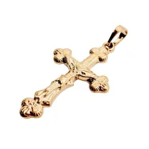 Zawieszka Krzy�yk Poz�acany 33x20mm