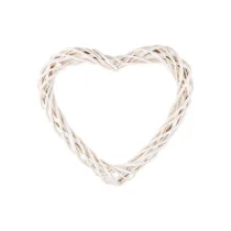 Aliga Serce wiklinowe bia�e 30cm