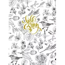 Fresh Notatnik ozdobny 14.5 x 19.7 cm Ptaszki kratka 64 kartki