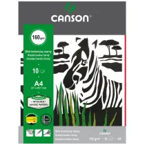 Canson Blok techniczny A4 czarny 10 kartek