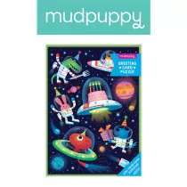Puzzle-kartka z yczeniami 12 el. Kosmos Mudpuppy