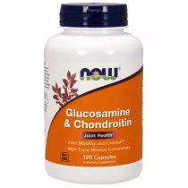 Now Foods Glukozamina Chondroityna i Mikroelementy - suplement diety 120 kaps.
