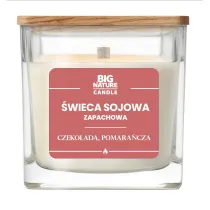 Big Nature wieca sojowa o zapachu Czekolada i Pomaracza 220 g