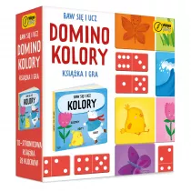 Baw si i ucz. Domino. Kolory. Gra i ksika Wilga Play