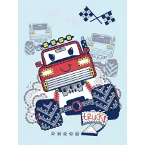 Diamentowa mozaika - Czerwony samochodzik 15x20cm Ideyka