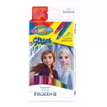 Patio Flamastry brokatowe Colorino Kids Frozen 6 szt.