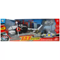 Helikopter na bateri Policja z akcesoriami 481423 Mega Creative