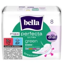 Bella Perfecta Ultra Maxi Green Silky Drai Podpaski higieniczne 8 szt.