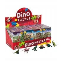 Puzzle 60 Dinozaury i figurka mix Dino Toys