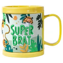 Be-Happy Gifts Kubek dla dziecka 3D Super Brat