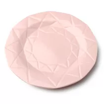 Mondex Talerz paski Adel Pink 24 cm