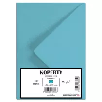 Koperty A5 niebieskie 10szt