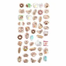 Dalprint dpCraft Naklejki candy drops tawny 48 szt