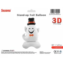 Balon Halloween Duch w kapeluszu 147cm