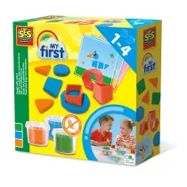 Moja pierwsza ciastolina z foremkami 3x90g Ses Creative