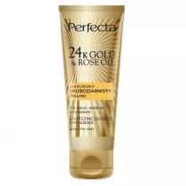 Perfecta 24K Gold & Rose gruboziarnisty peeling do twarzy 75 g