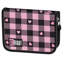 Pirnik dwuklapkowy bez wyposaenia Pink Checkered
